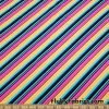 Colorful Diagonal Mini Stripes Swimwear Spandex 4 Way Stretch Bathing Suit Fabric at FlukyFabrics.com