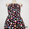 Cotton Spandex Fabric Colorful Cupcakes 4 Way Stretch for Apparel, Baby Items, Headbands