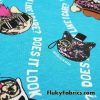 Cool Cat Faces “Does It Look Like I Care?” Cotton Jersey Fabric