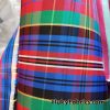 Slightly Flawed Acetate Yarn Dyed Plaid Taffeta Fabric by the Yard