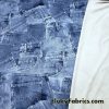 Blue Denim Jeans Pockets Print Poly Spandex Fabric