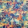 Colorful Abstract Animal Print Poly Spandex Fabric