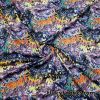 Graffiti Print Poly Spandex Fabric