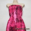 Abstract Magenta and Black Dragon Skin Print Poly Spandex Fabric