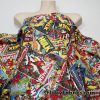 Superhero Comic Books Print 45″ Wide Cotton Woven Fabric