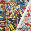 Superhero Comic Books Print 45″ Wide Cotton Woven Fabric