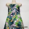 Tie Dye Flamingos, Pineapples and Tropical Foliage Nylon Spandex Fabric