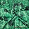 Abstract Green and Black Dragon Skin Print Poly Spandex Fabric