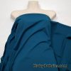 Peacock Blue Solid Swimsuit Nylon Spandex Fabric