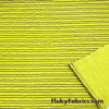 Mini Black “Ruffles” on Bright Yellow Poly Span Swimsuit Fabric for Swimwear 45″ Wide