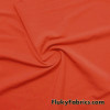 Persimmon Solid Nylon Spandex Swimwear Fabric at FlukyFabrics.com