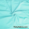 Celeste/Pale Turquoise Solid Matte Swimwear, Dancewear and Activewear Fabric at FlukyFabrics.com