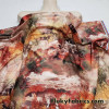 Enchanted Autumn Forest Double Exposure Print Swimsuit Nylon Spandex Fabric