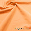 Pastel Apricot Peach Solid Nylon Spandex Swimwear Fabric