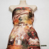 Enchanted Autumn Forest Double Exposure Print Swimsuit Nylon Spandex Fabric