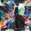 Abstract Figures and Lines Print Swimsuit Nylon Spandex Fabric