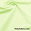 Soft Pale Celery Green Solid Matte Swimwear, Dancewear and Activewear Nylon Spandex Fabric