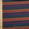 Sarape Inspired Striped Cotton Knit Fabric at FlukyFabrics.com