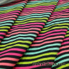 Colorful Mini Stripes Print Lightweight Cotton Spandex Fabric