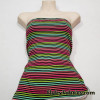 Colorful Mini Stripes Print Lightweight Cotton Spandex Fabric