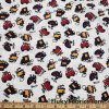 Cute Trucks, Boats, Trains and Planes Print French Terry 100% Cotton Fabric at FlukyFabrics.com