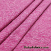 Heathered Hot Pink Athletic Activewear High Performance Poly Spandex Fabric By The Yard