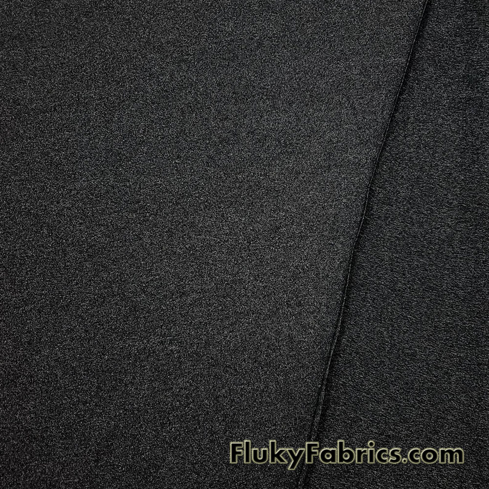 Heathered Charcoal Nylon Poly Spandex High Performance Athletic/Activewear Fabric