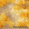 Shades of Yellow and Gray Tie Dye Print Nylon Spandex Bikini Swimsuit Fabric at FlukyFabrics.com