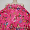 Fancy Nancy Print on Hot Pink Cotton Rib Fabric