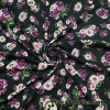 Skulls and Cabbage Roses Print Poly Rayon Spandex Jersey Fabric