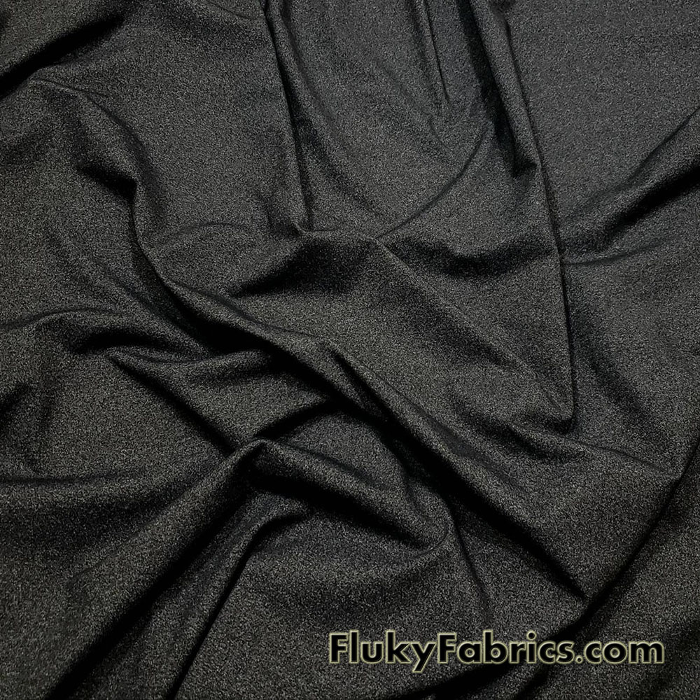 Heathered Charcoal Nylon Poly Spandex High Performance Athletic/Activewear Fabric