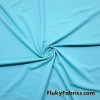 Light Sky Blue Solid Swimsuit Nylon Spandex Fabric at FlukyFabrics.com