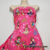 Fancy Nancy Print on Hot Pink Cotton Rib Fabric