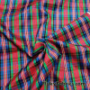 Red, Green, Blue, Black, White Yarn Dyed Plaid Taffeta Fabric by the Yard