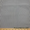 Yarn Dyed Black and White Mini Gingham Taffeta Fabric at FlukyFabrics.com