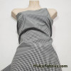 Yarn-Dyed Mini Gingham Taffeta Fabric – Black and White – Non-Stretch, 50″ Wide