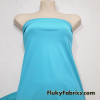 Light Sky Blue Solid Swimsuit Nylon Spandex Fabric