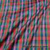 Red, Green, Blue, Black, White Yarn Dyed Plaid Taffeta Fabric by the Yard