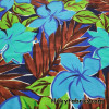 Big Blue and Aqua Flowers Print Swimsuit Nylon Spandex Fabric