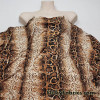 Snake Print with Iridescent Sequins ITY Poly Spandex Fabric
