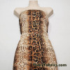 Snake Print with Iridescent Sequins ITY Poly Spandex Fabric