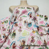 Fancy Girl Themed Cotton Rib Fabric – Cute Dress-Up Print