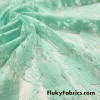 Mint Stretch Lace Fabric