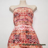 Distressed Ethnic Print Rayon Spandex Jersey Fabric