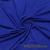 Royal Cobalt Bamboo Jersey Spandex Fabric at FlukyFabrics.com