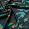Camo with Orange Stars Print Nylon Spandex Swimwear Fabric
