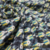 Small Fish Print Polyester Non Stretch Fabric