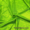 Lime Green Mystique Metallic Foggy Foil Spandex Swimsuit Bikini Swimwear Fabric
