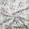 Big Cute Cat Faces 100% Cotton Jersey Fabric By The Yard
