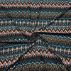 Abstract Chevron Print Lightweight Rayon Spandex Jersey Fabric
